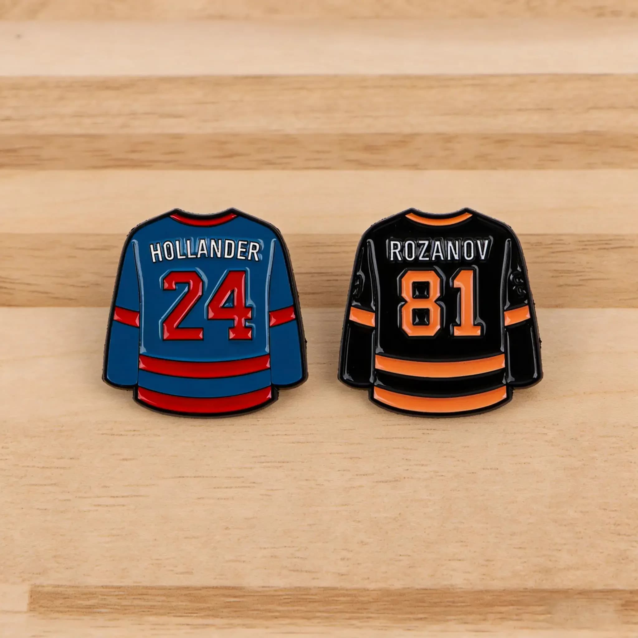 RoseDew "Heated Rivalry " Enamel Pin Canadian TV - Image 1